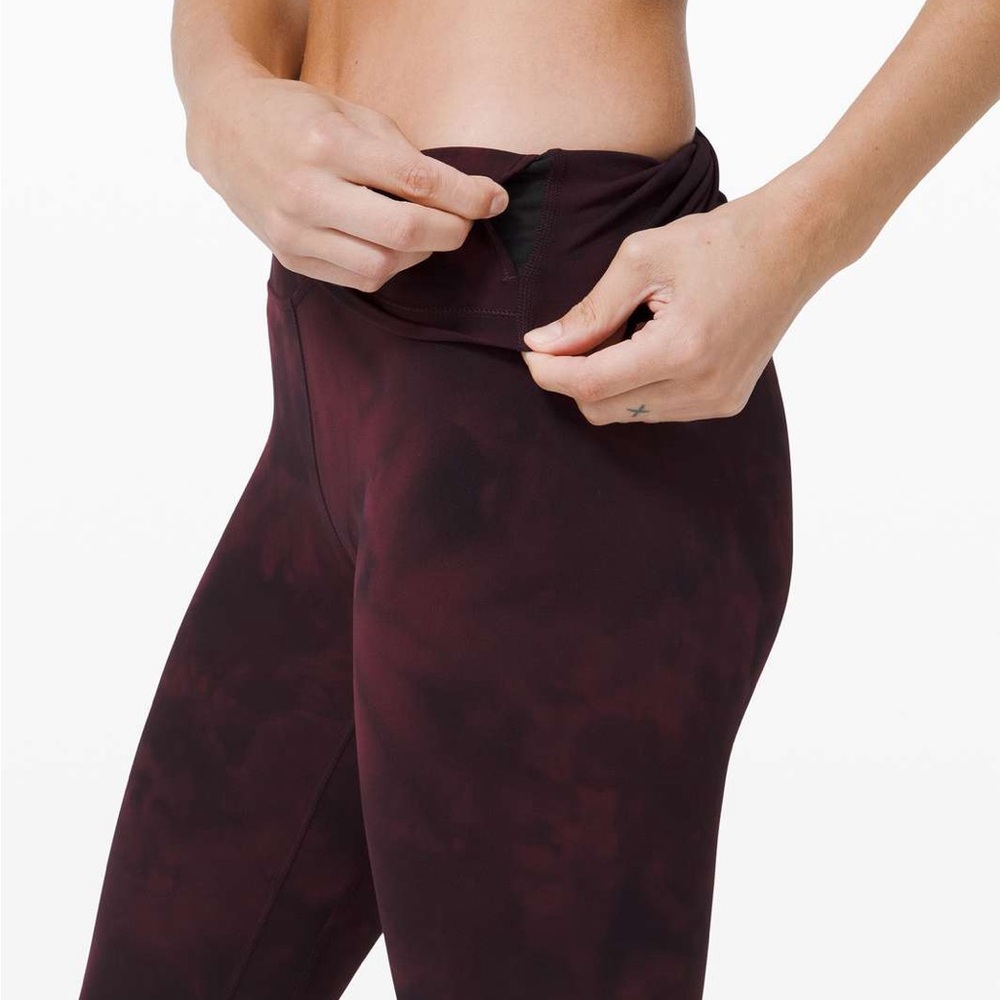 lululemon athletica High-Rise Leggings in Deep Wine/Plum - Picture 7 of 7